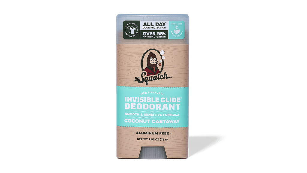 Coconut Castaway Invisible Glide Deodorant - Shower Fresh and Guy Approved