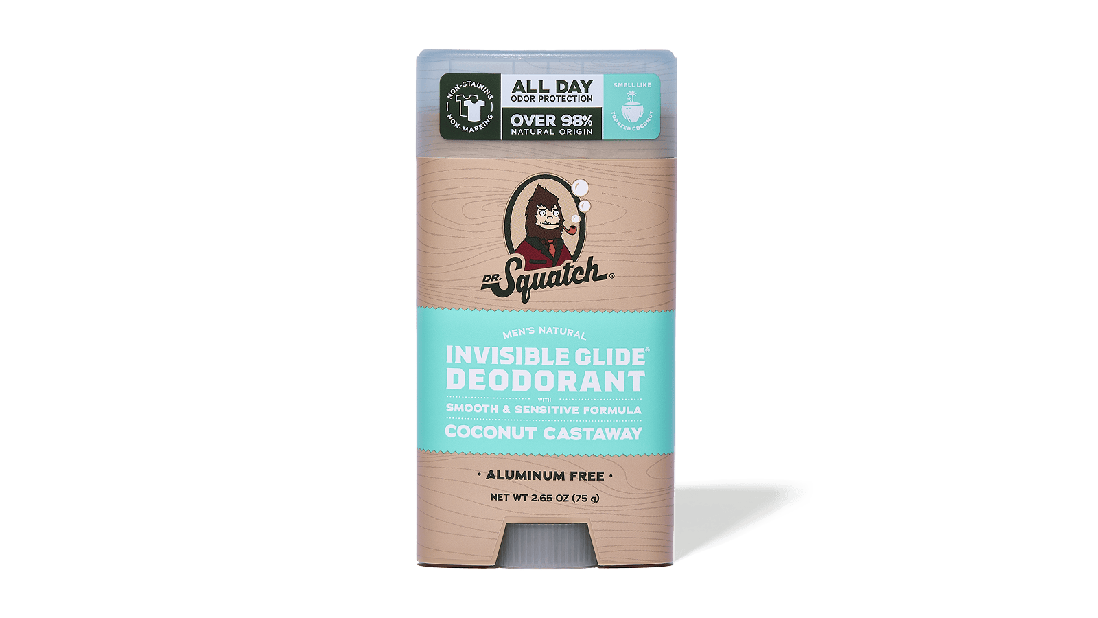 Coconut Castaway Invisible Glide Deodorant - Shower Fresh and Guy Approved