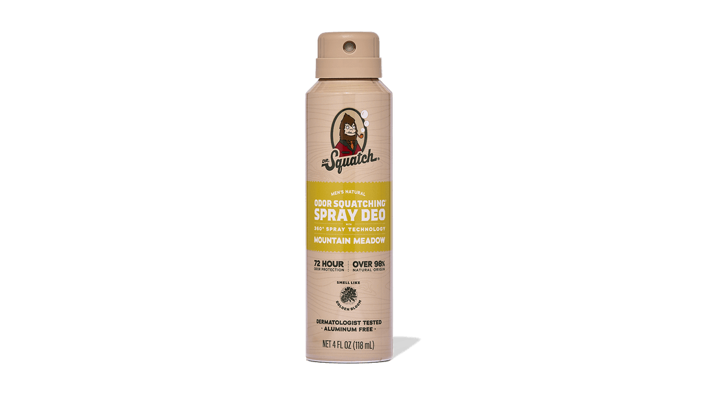 Mountain Meadow Spray Deodorant - Clean Scent With Strong Vibes