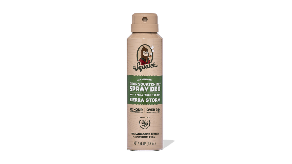 Sierra Storm Spray Deodorant - Clean Skin Bold Energy