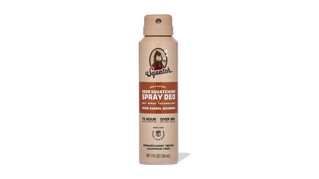 Wood Barrel Bourbon Spray Deodorant - Clean Like You Mean It