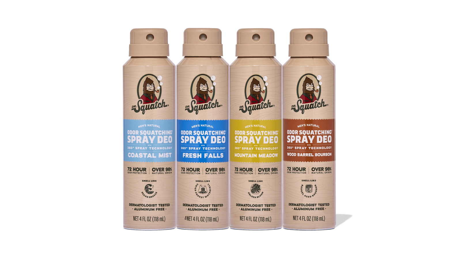 Spray Deodorant 4-Pack - The Bar Means Business
