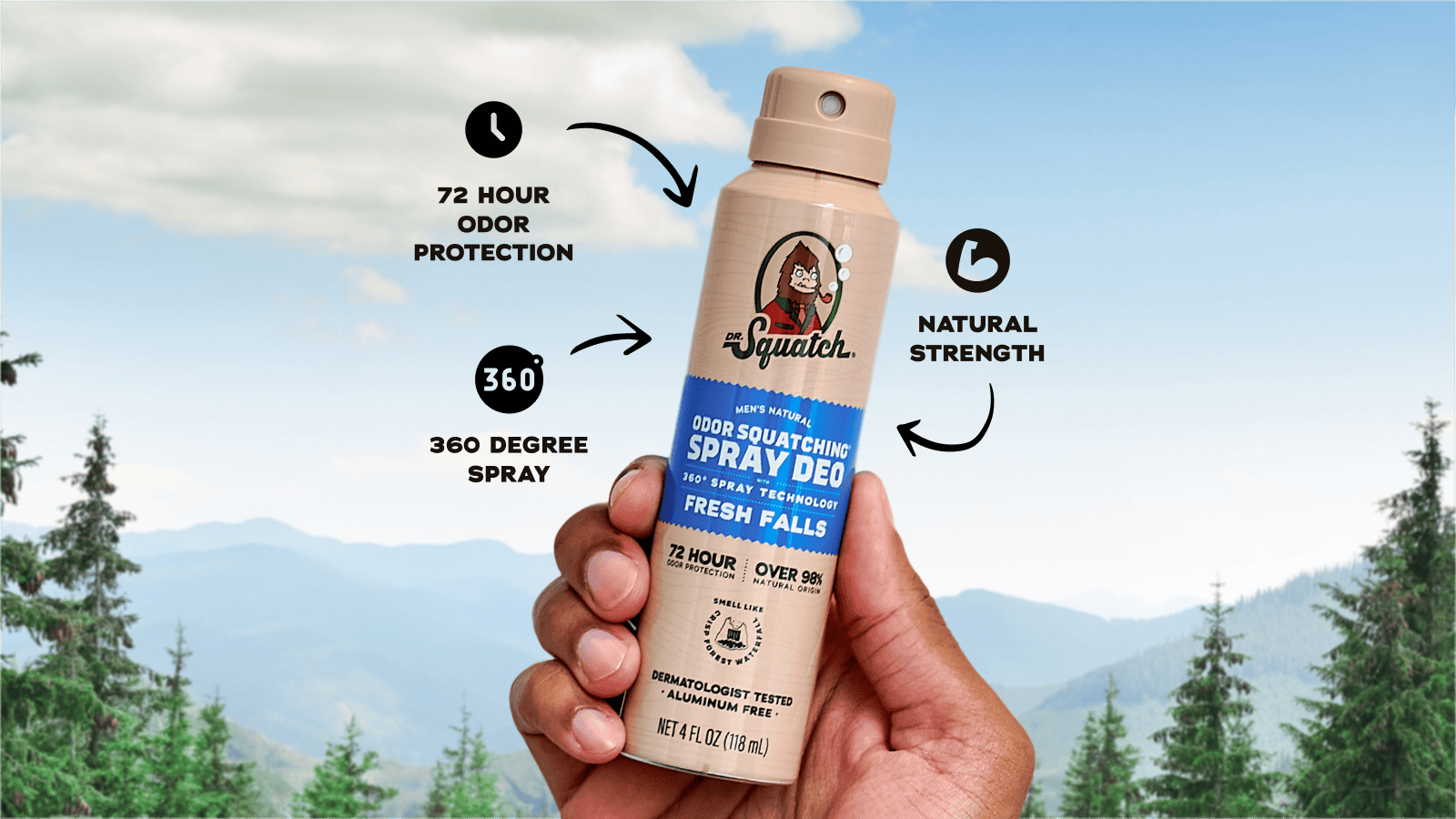 Spray Deodorant 2-Pack - Feel Fresh After the Gym