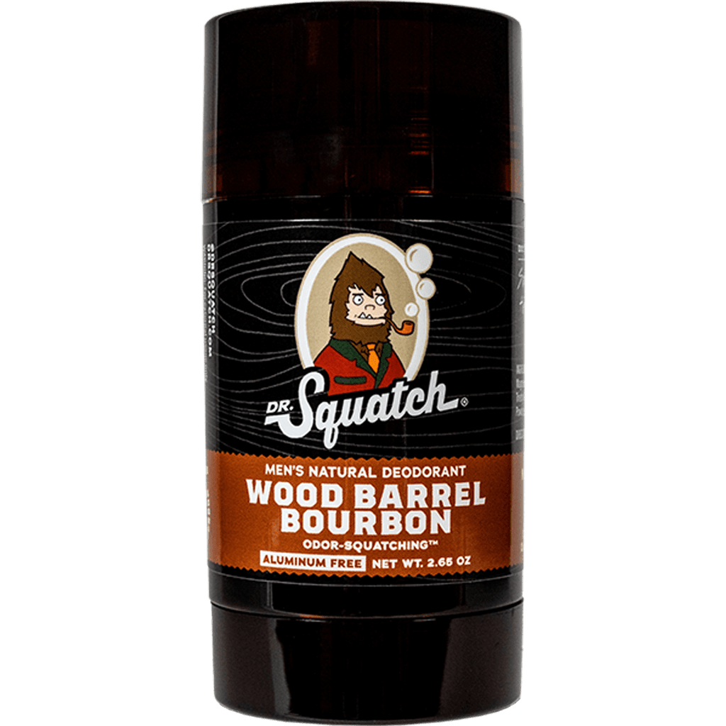 Essentials: Wood Barrel Bourbon Deodorant - Clean Up Then Head Out