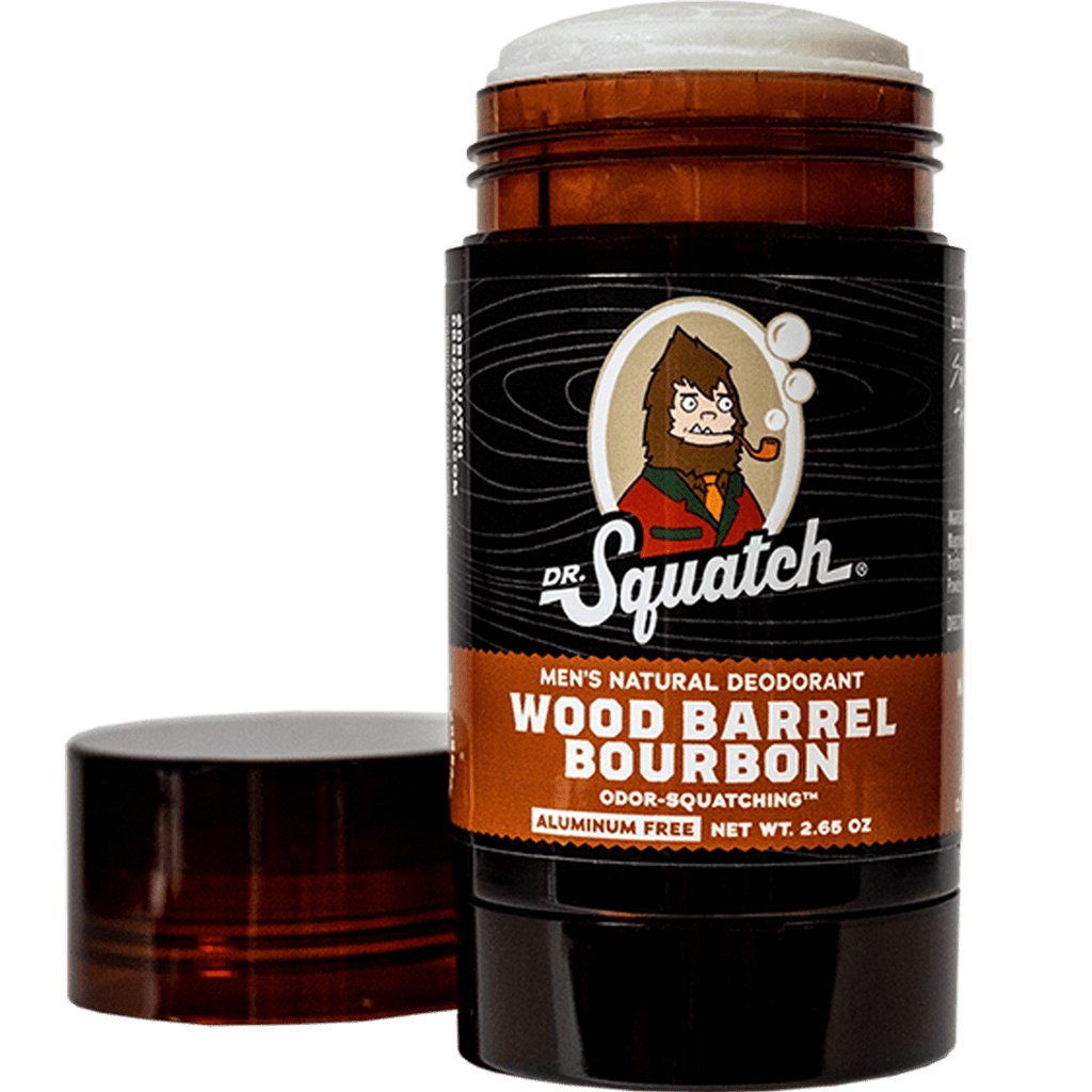 Essentials: Wood Barrel Bourbon Deodorant - Clean Up Then Head Out