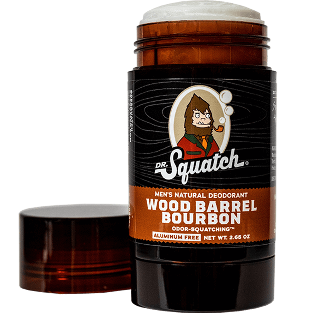 Essentials: Wood Barrel Bourbon Deodorant - Clean Up Then Head Out