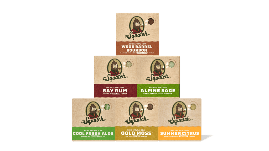 Bar Soap 6-Pack with Free Travel Case - Every Bar Brings Fresh