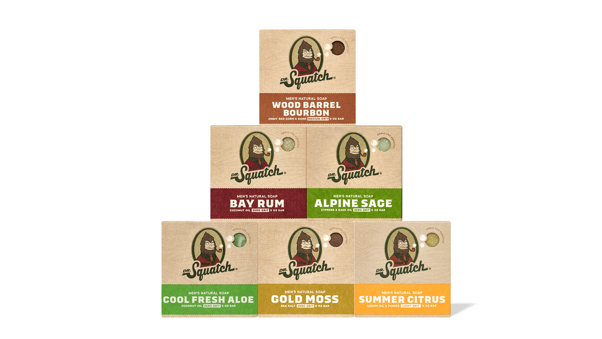 Bar Soap 6-Pack with Free Travel Case - Every Bar Brings Fresh