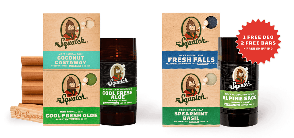 Deodorant & Soap Starter Set - Smell Better Every Day