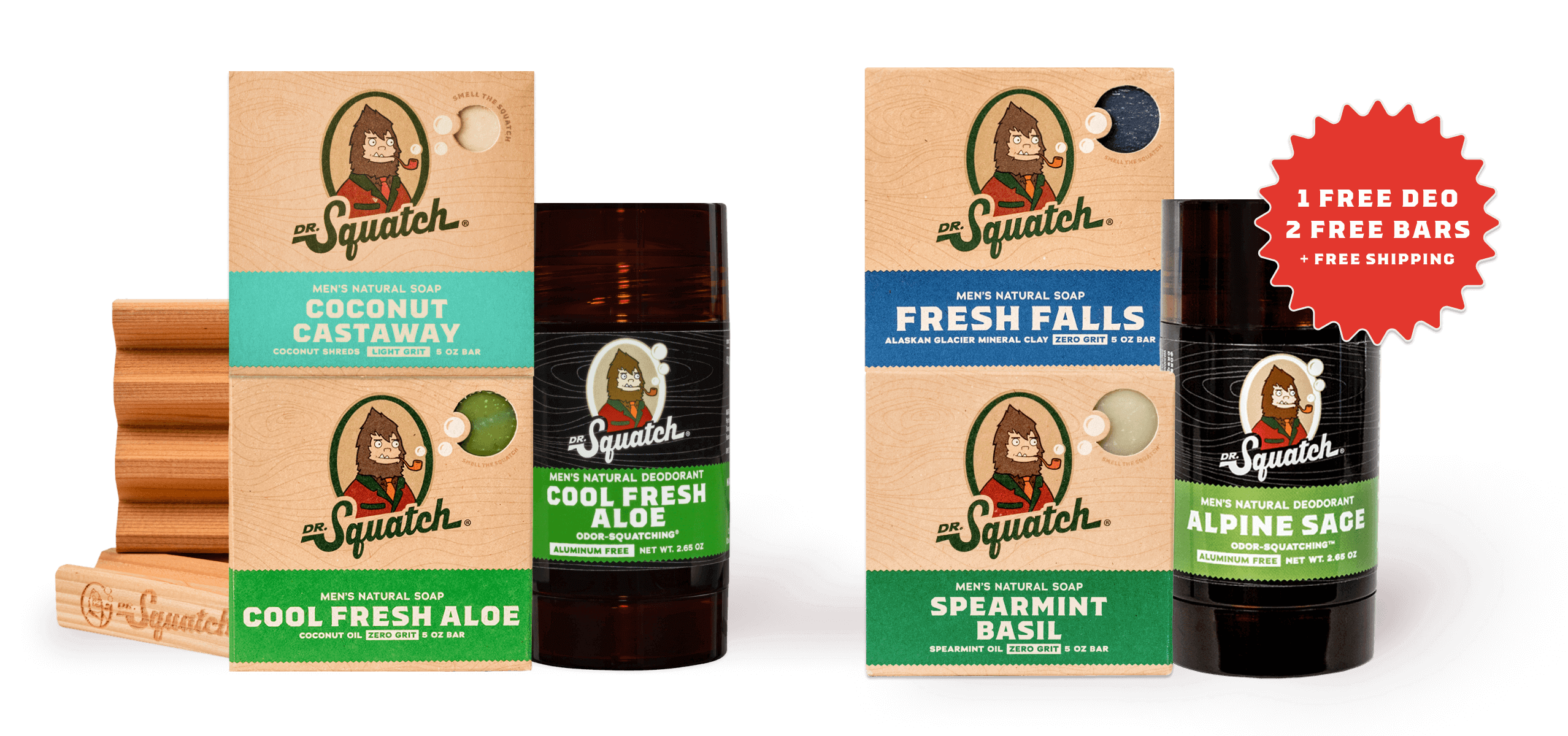 Deodorant & Soap Starter Set - Smell Better Every Day