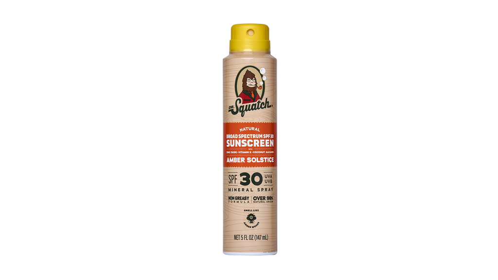 Amber Solstice Spray Sunscreen - Freshness Without the Frills