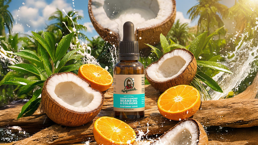 Castaway Cove Beard Oil & Cologne - Clean Scent With Strong Vibes