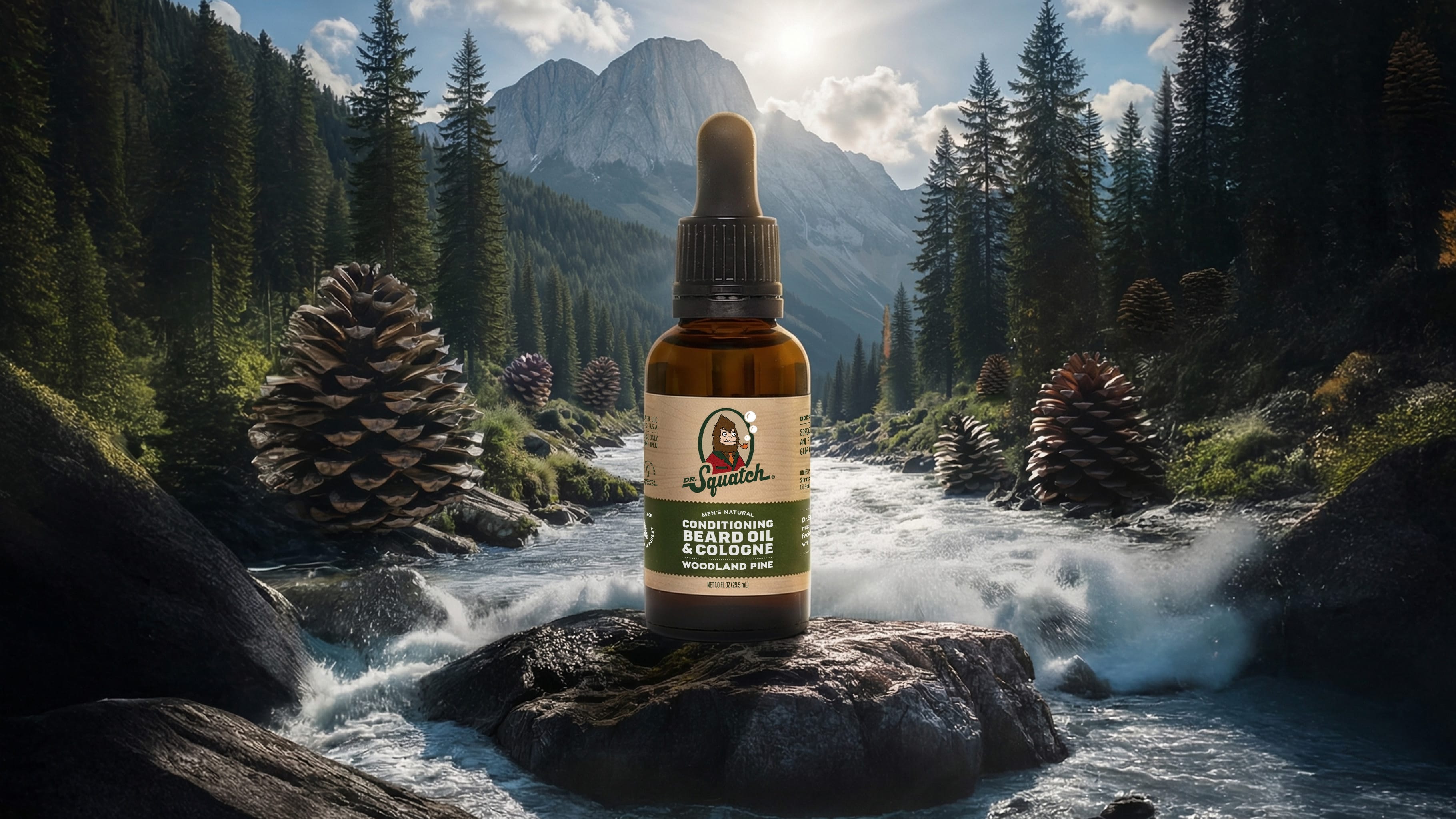 Conditioning Beard Oil & Cologne Woodland Pine - Make Your Bathroom Better