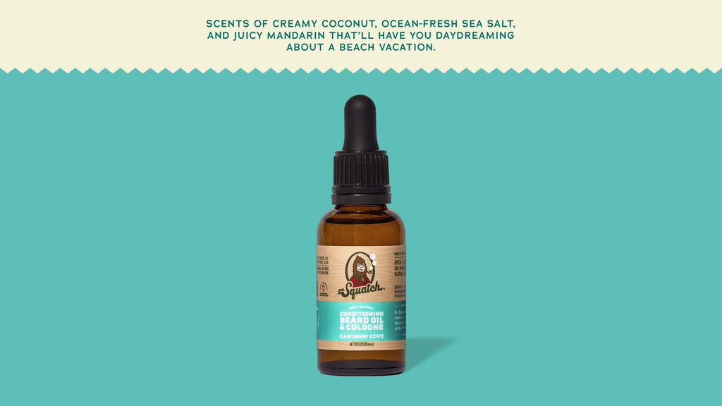 Castaway Cove Beard Oil & Cologne - Clean Scent With Strong Vibes