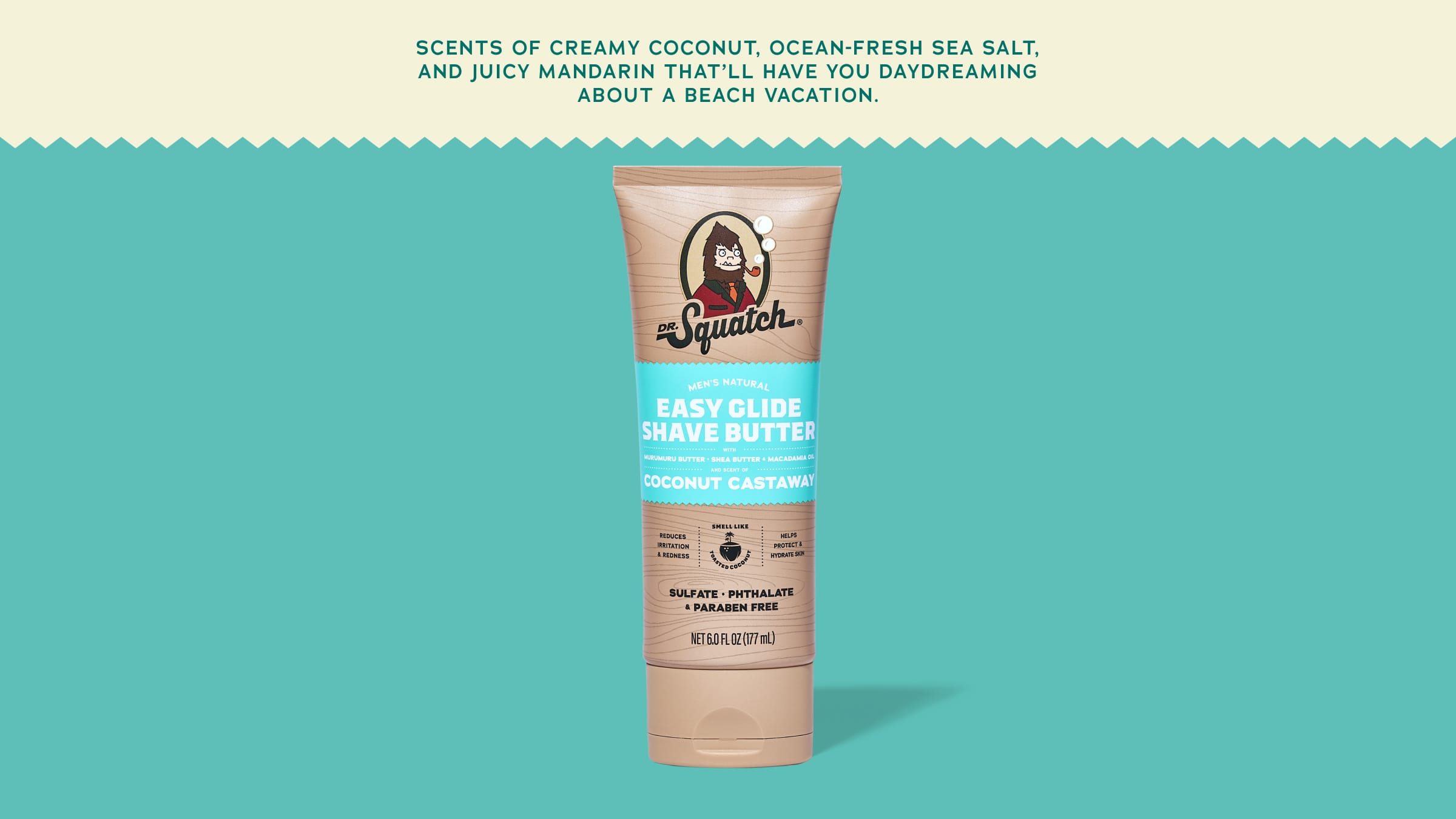Easy Glide Shave Butter Coconut Castaway - Go From Dirty to Fresh