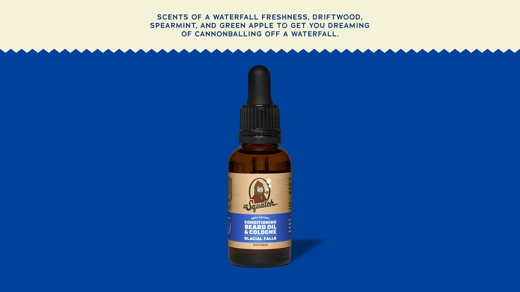 Conditioning Beard Oil & Cologne Glacial Falls - Hardworking Soap for Men