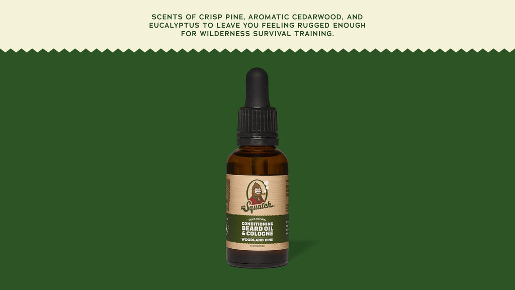 Conditioning Beard Oil & Cologne Woodland Pine - Make Your Bathroom Better