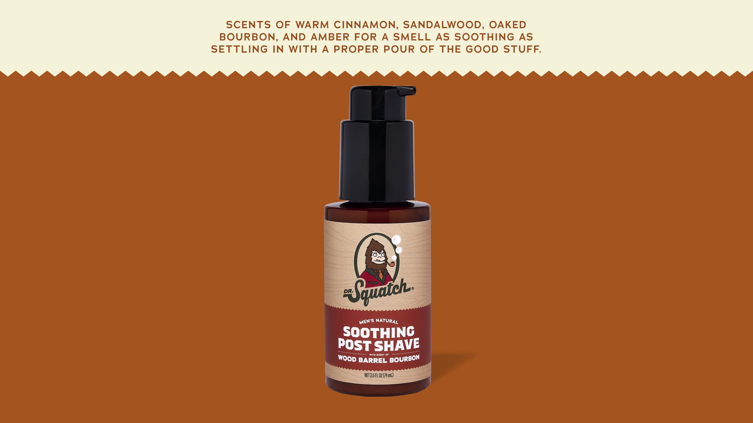 Soothing Post Shave Wood Barrel Bourbon - Soap Built for Men