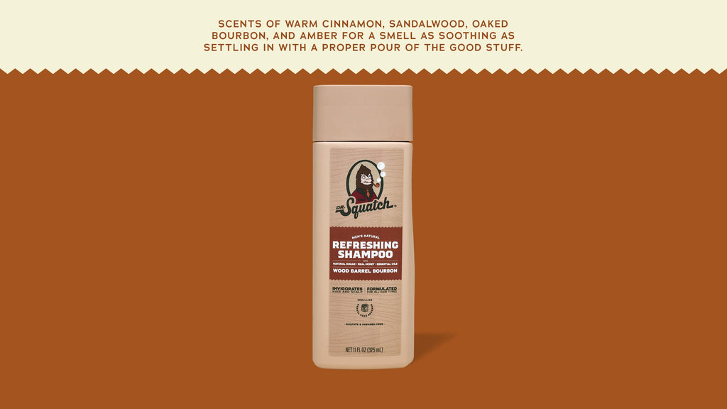 Wood Barrel Bourbon Shampoo - Stop Using Boring Soap