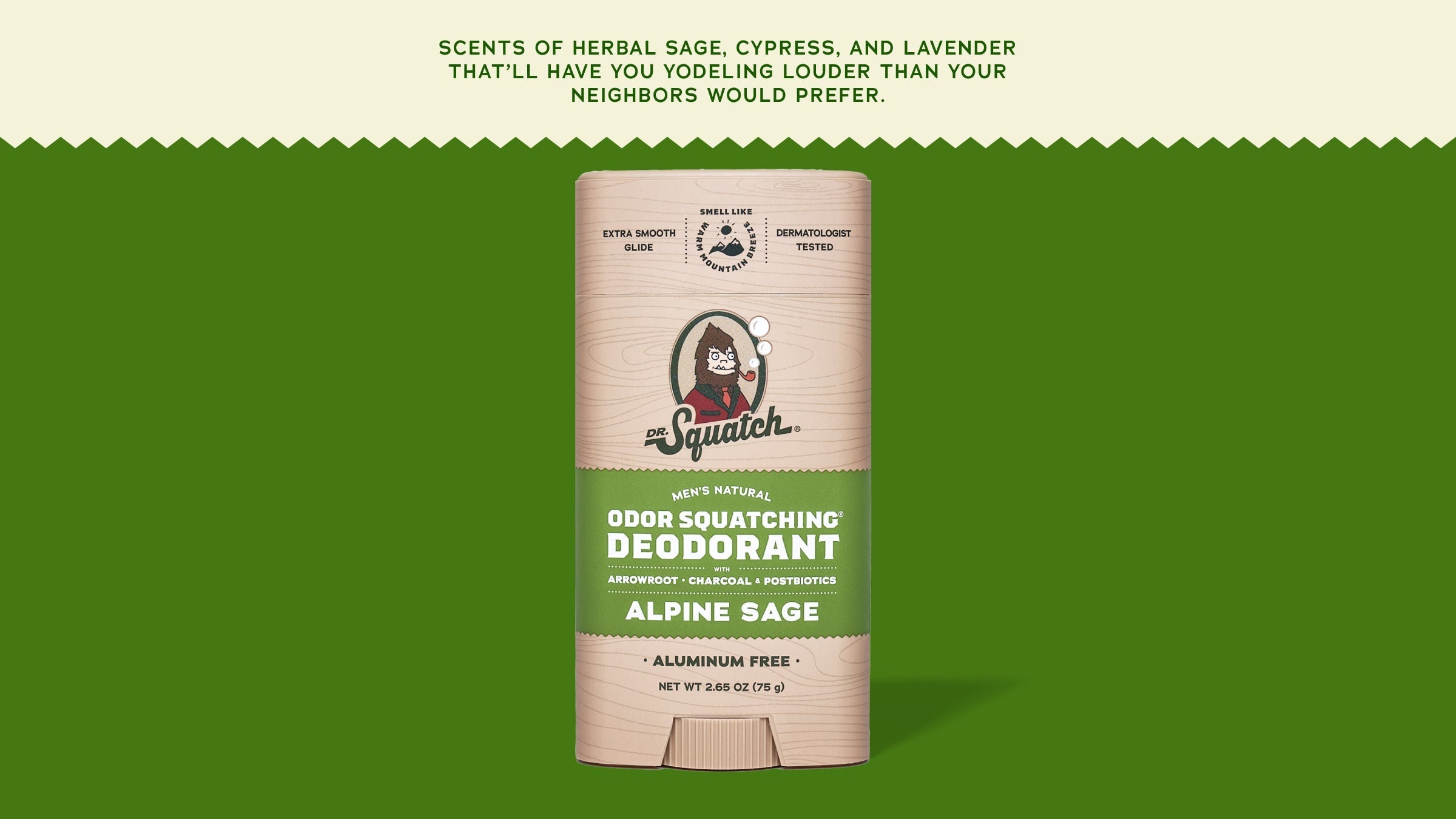 Alpine Sage Deodorant - Soap Built for Men