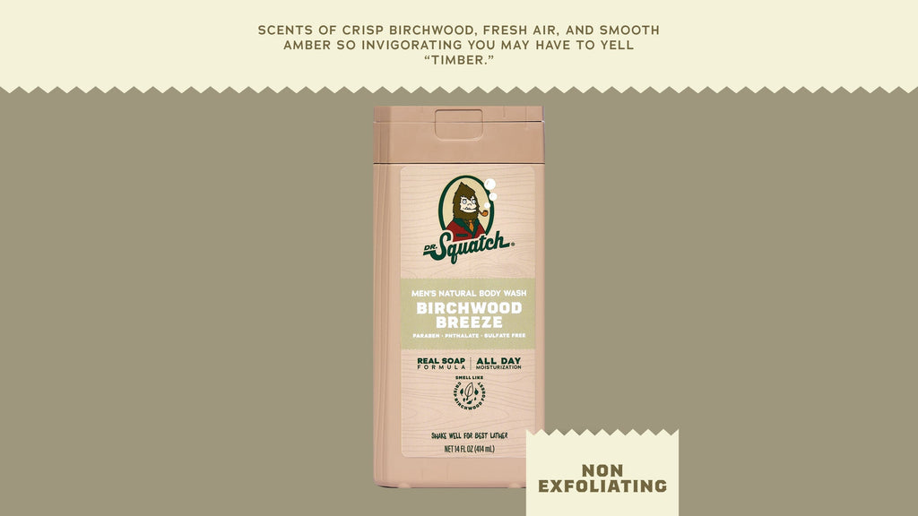 14 oz Birchwood Breeze Body Wash - Stay Fresh After the Shower