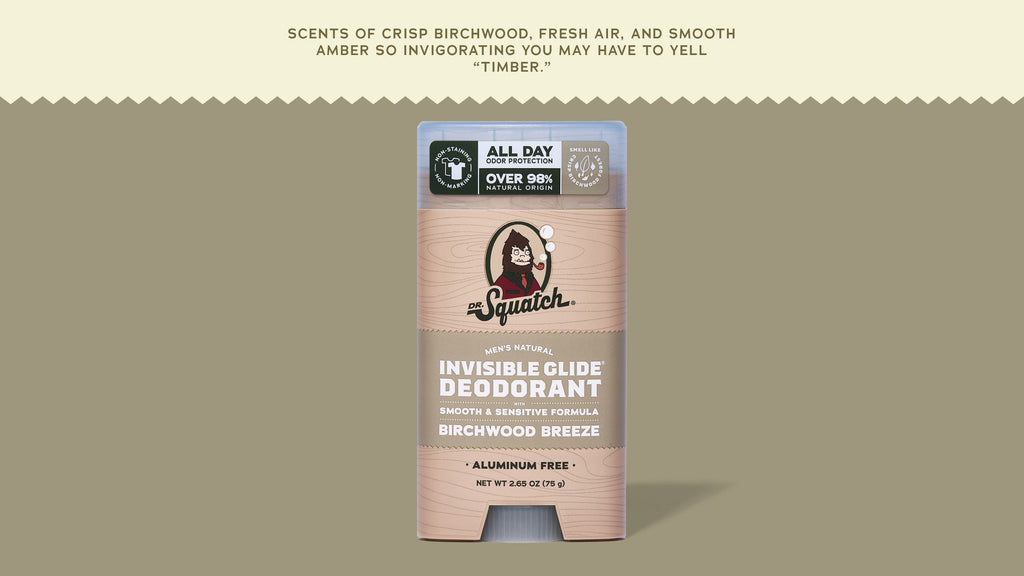 Birchwood Breeze Invisible Glide Deodorant - Good Soap for Good Days