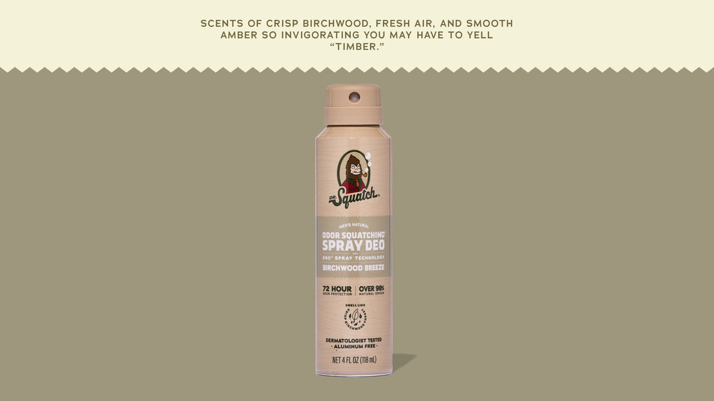 Birchwood Breeze Spray Deodorant - Clean Up and Feel Ready