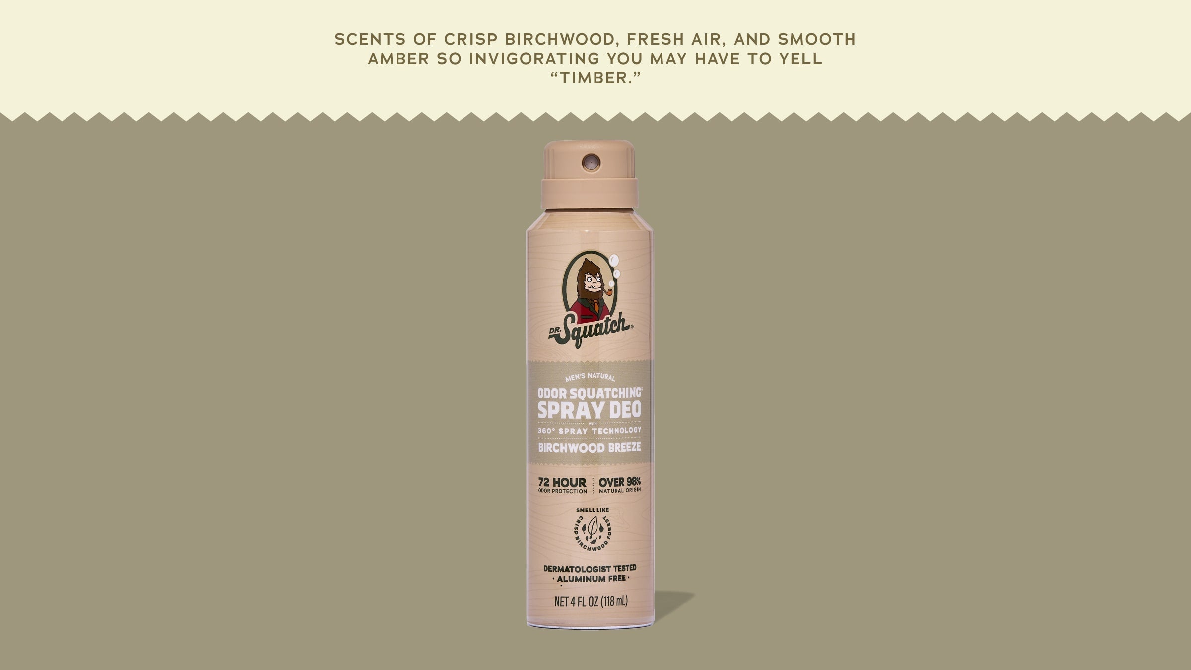 Birchwood Breeze Spray Deodorant - Clean Up and Feel Ready