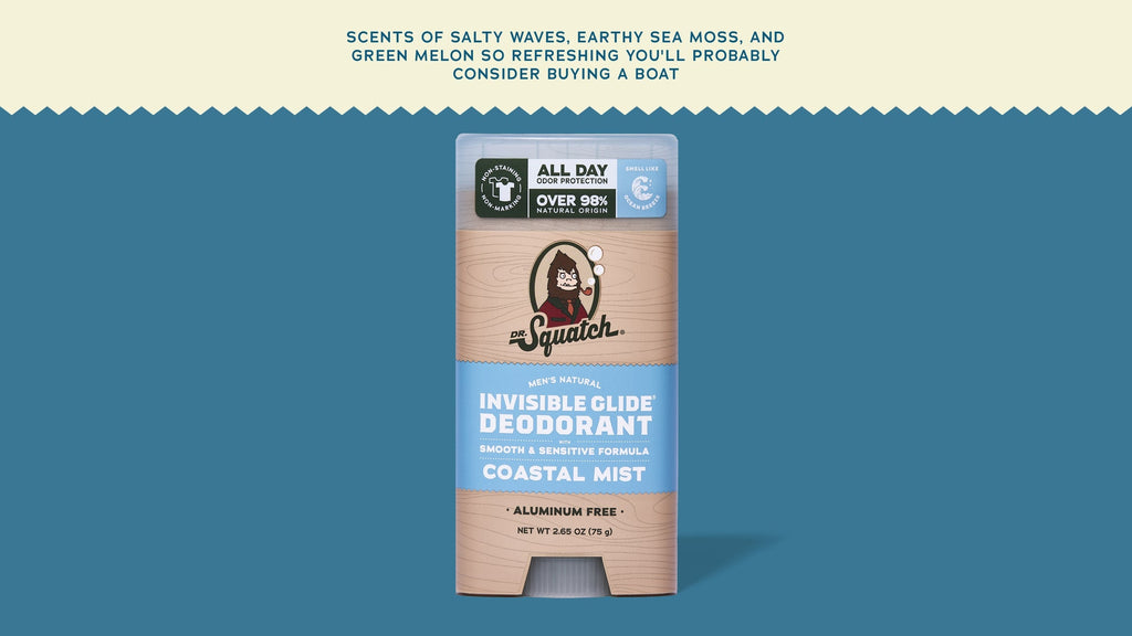 Coastal Mist Invisible Glide Deodorant - Your Go To Fresh Bar