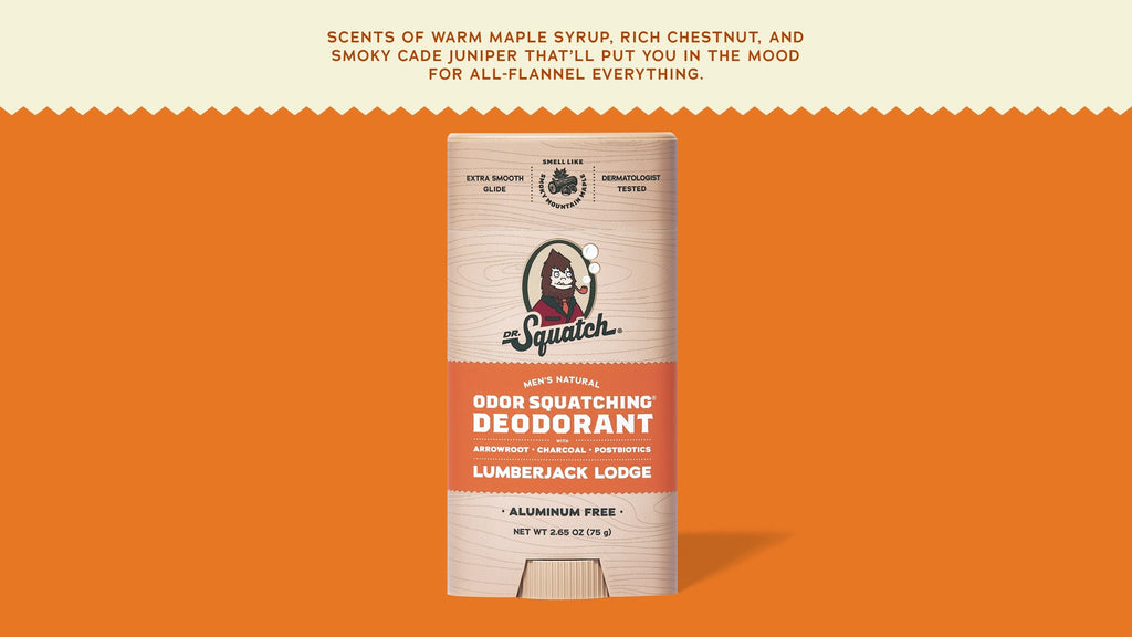 Lumberjack Lodge Deodorant - Fresh Scent No Hassle