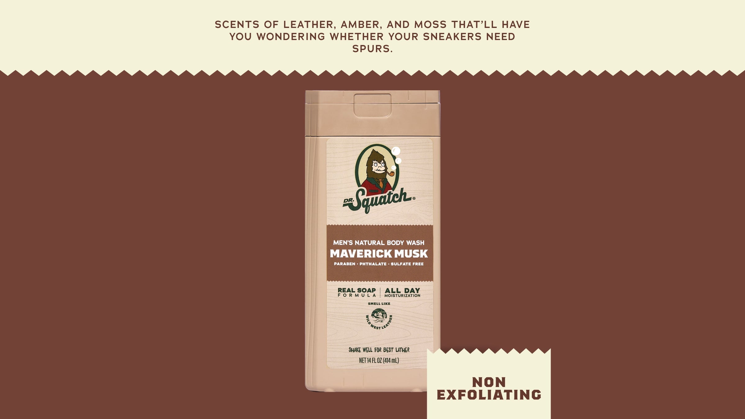 14 oz Maverick Musk Body Wash - Give Your Soap a Raise