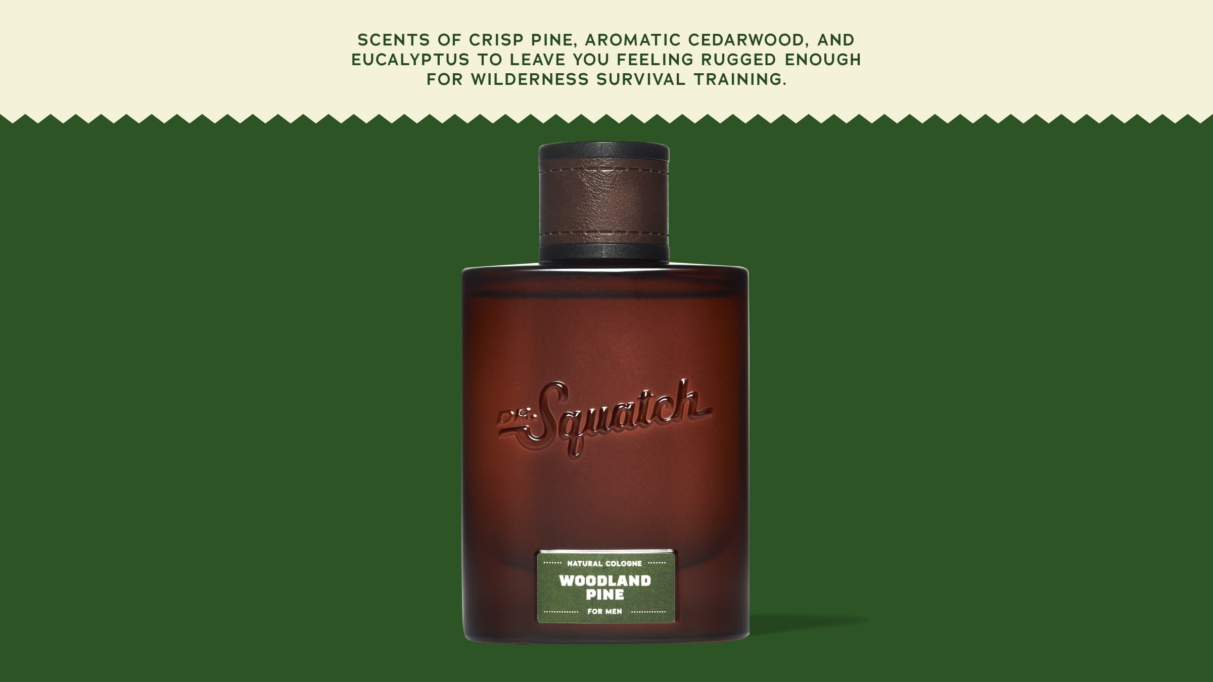 Woodland Pine Cologne - Fresh Scent No Hassle