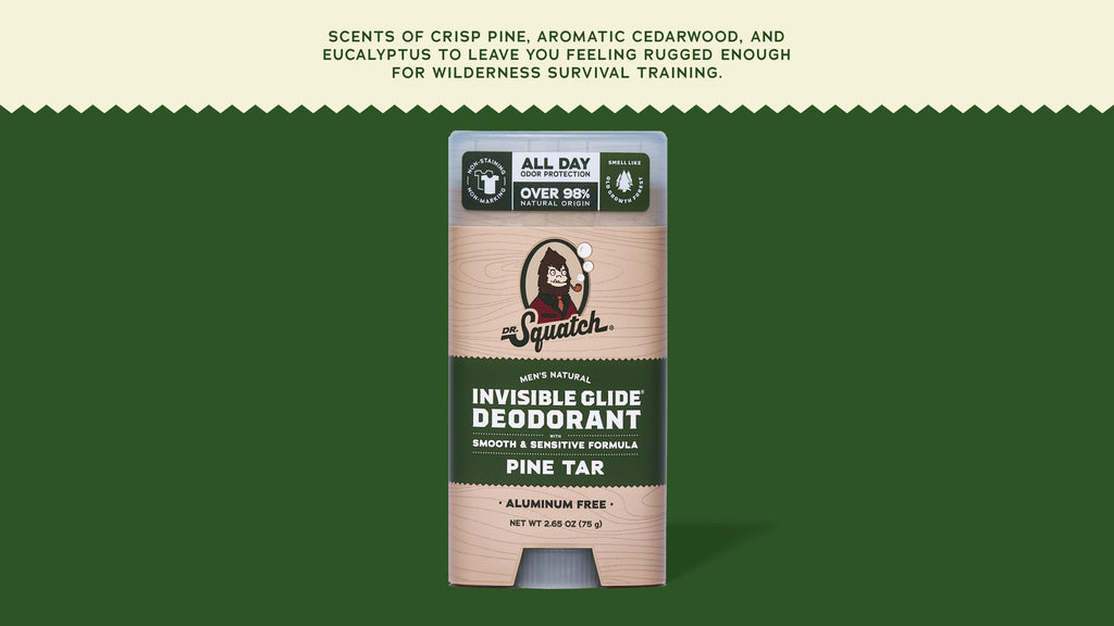 Pine Tar Invisible Glide Deodorant - Soap Worth Showing Off