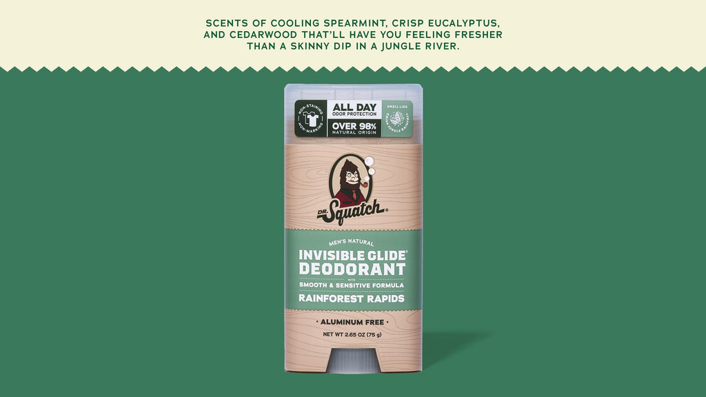 Rainforest Rapids Invisible Glide Deodorant - Shower Gear That Delivers