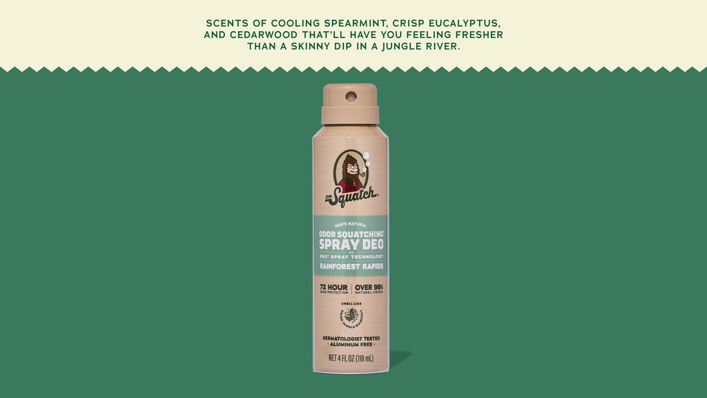 Rainforest Rapids Spray Deodorant - Bold Freshness Starts Here
