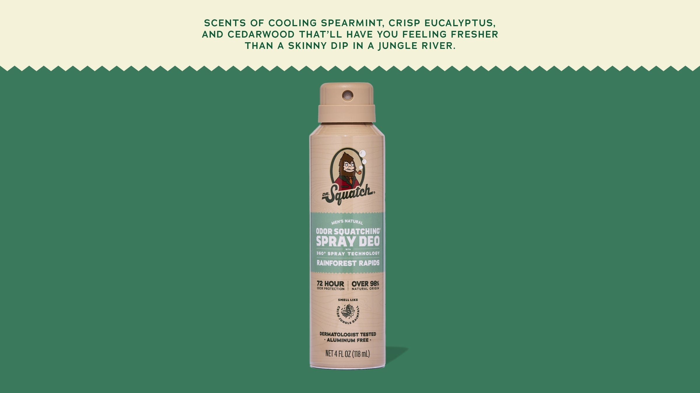 Rainforest Rapids Spray Deodorant - Bold Freshness Starts Here