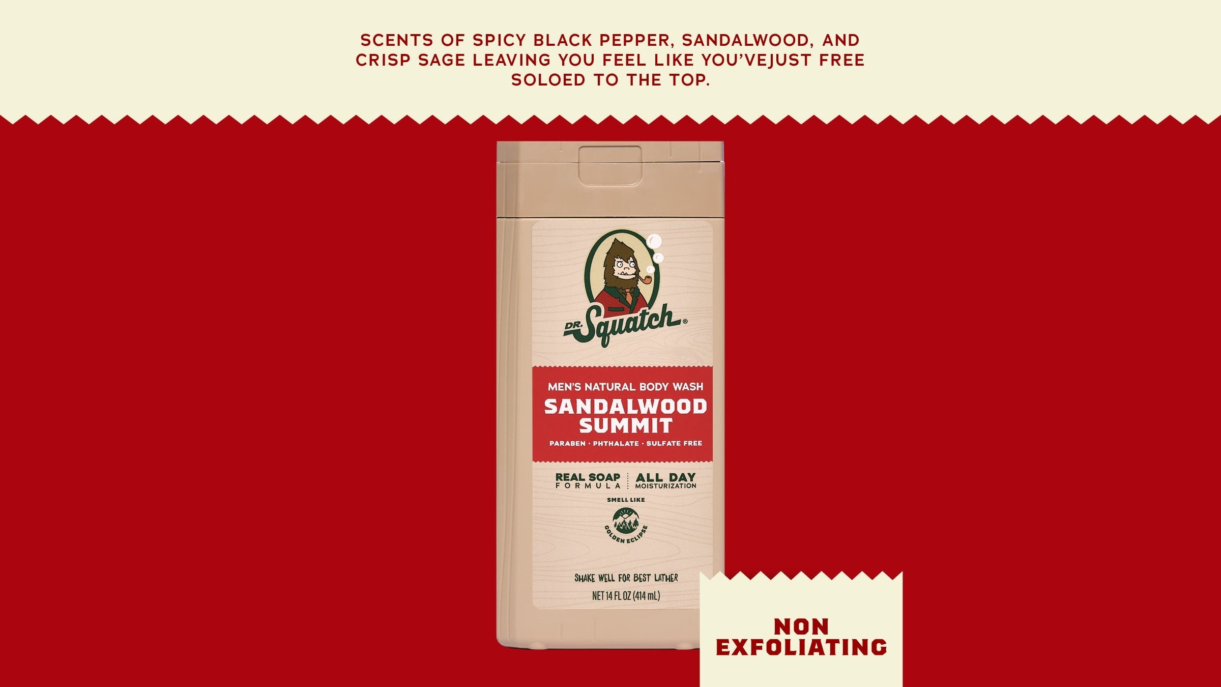 14 oz Sandalwood Summit Body Wash - Your New Fresh Habit