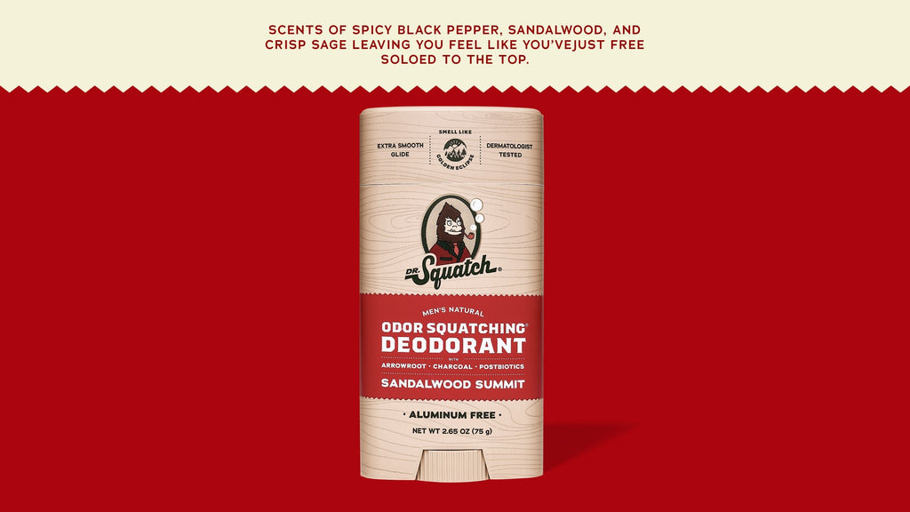 Sandalwood Summit Deodorant - Smell Fresh and Feel Sharp