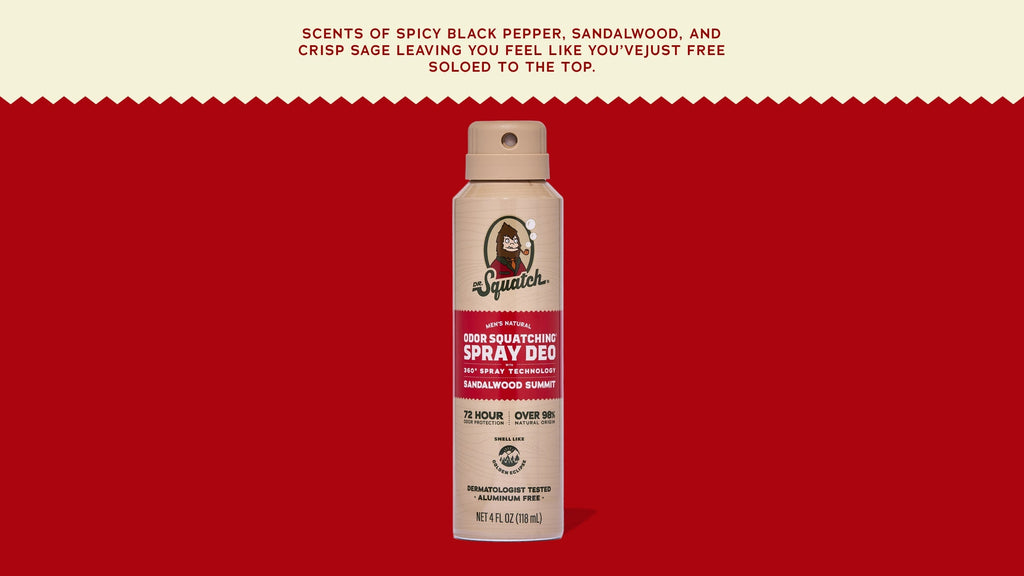 Sandalwood Summit Spray Deodorant - Get the Fresh You Want