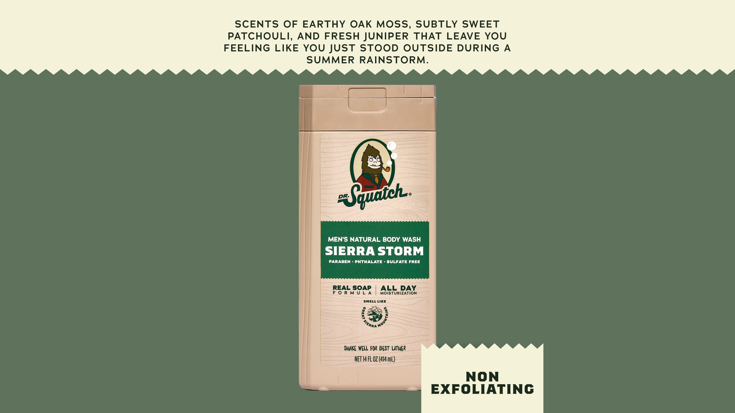 14 oz Sierra Storm Body Wash - Go Beyond Basic Soap