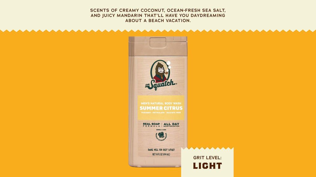 14 oz Summer Citrus Body Wash - Shower Like a Grown Man