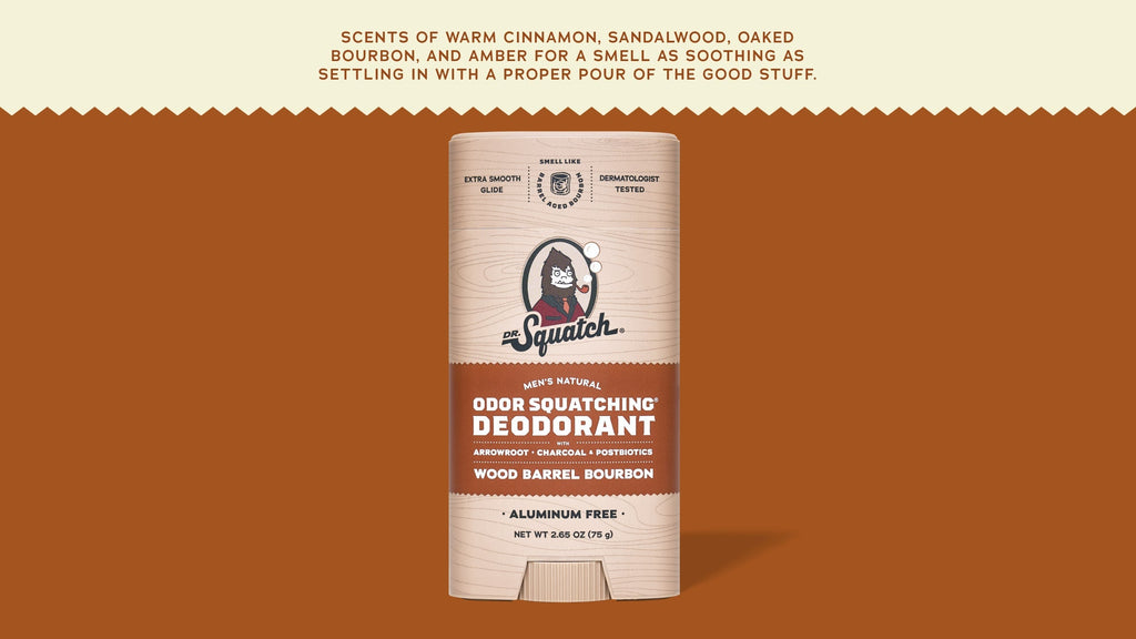 Wood Barrel Bourbon Deodorant - Fresh Enough for Anything