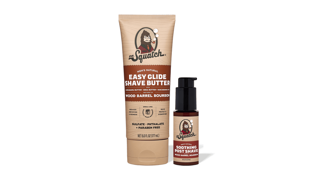 Wood Barrel Bourbon Smooth Shave Bundle - Your Better Shower Choice