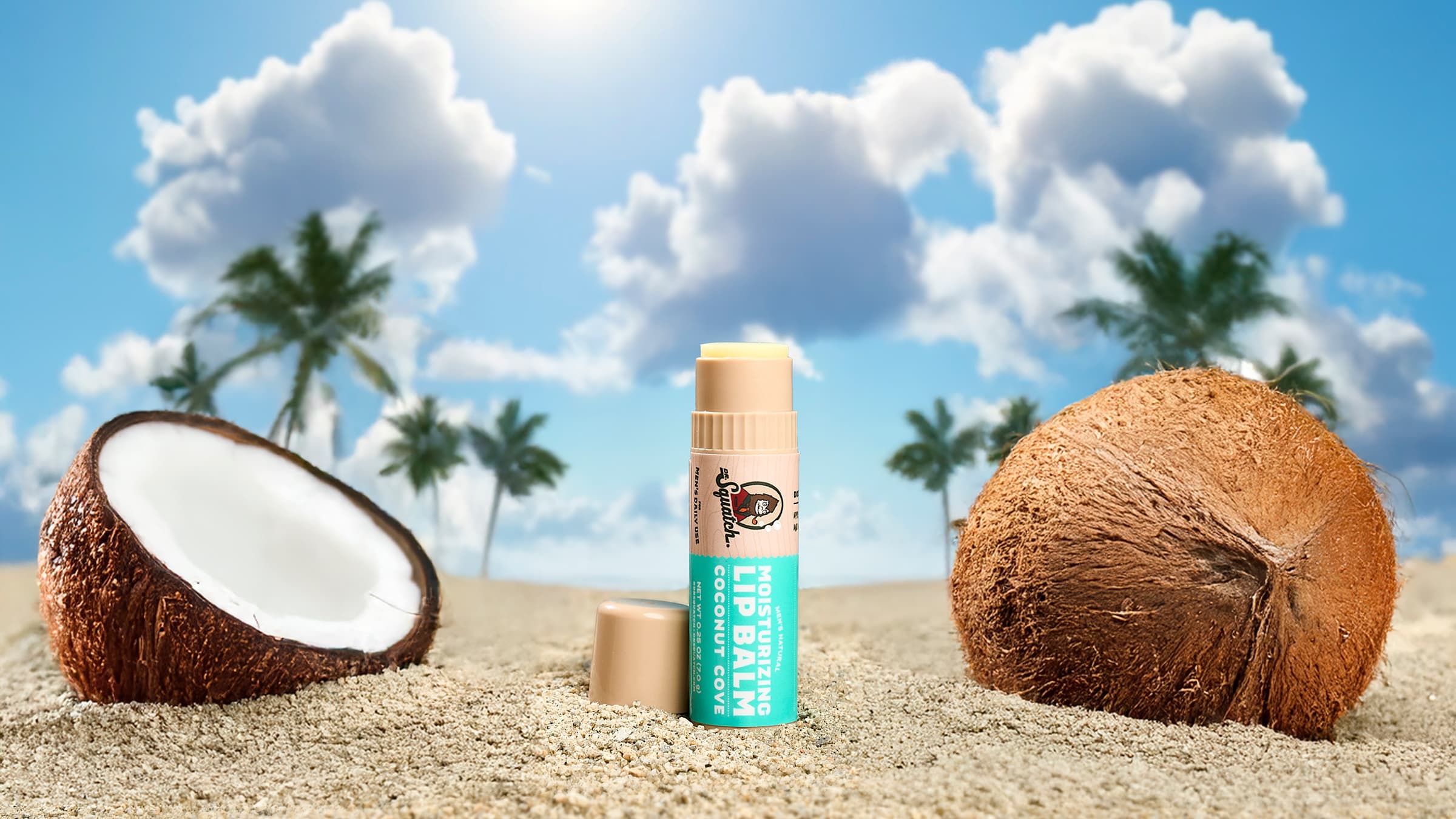 Coconut Cove Lip Balm - Start Your Freshest Shower