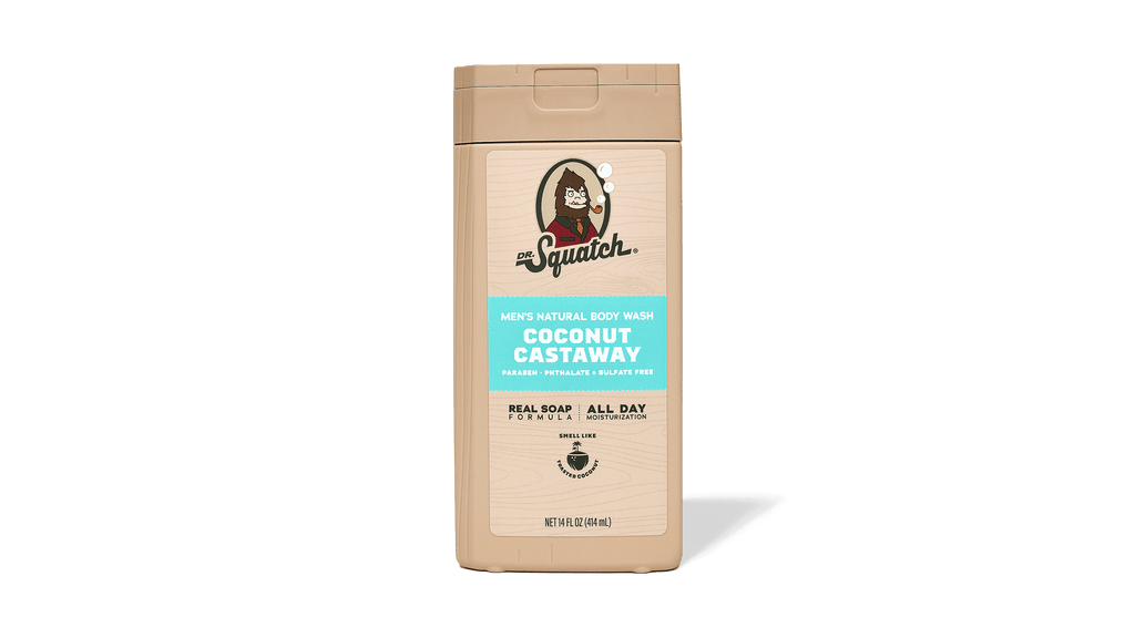 14 oz Coconut Castaway Body Wash - Send Dirt Out and Fresh In