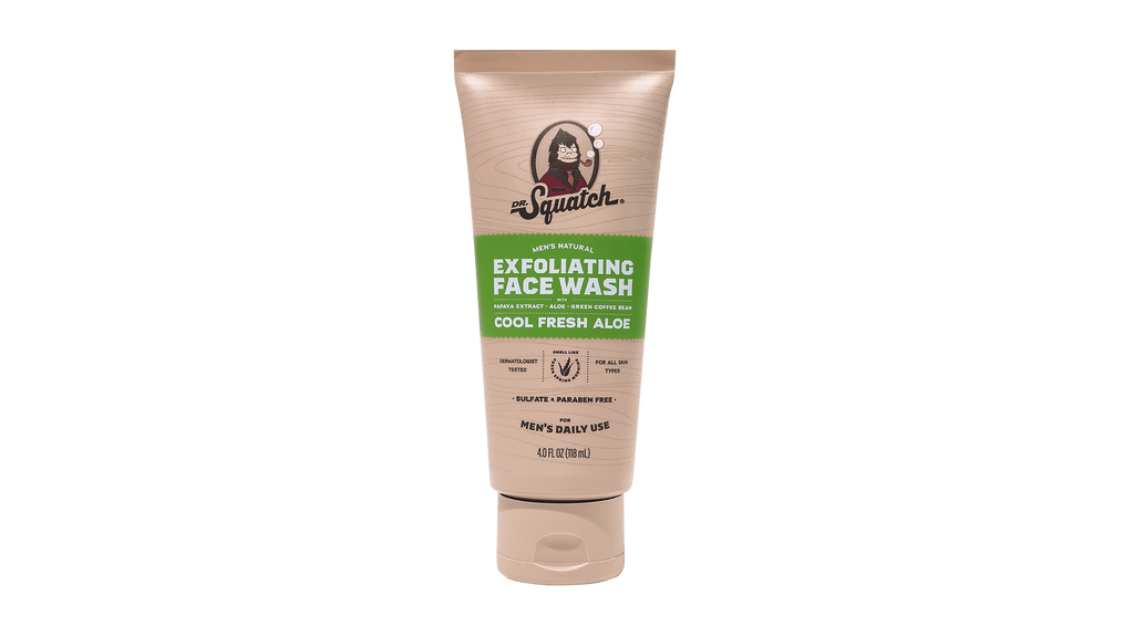 Cool Fresh Aloe Exfoliating Face Wash - Clean Skin With Character