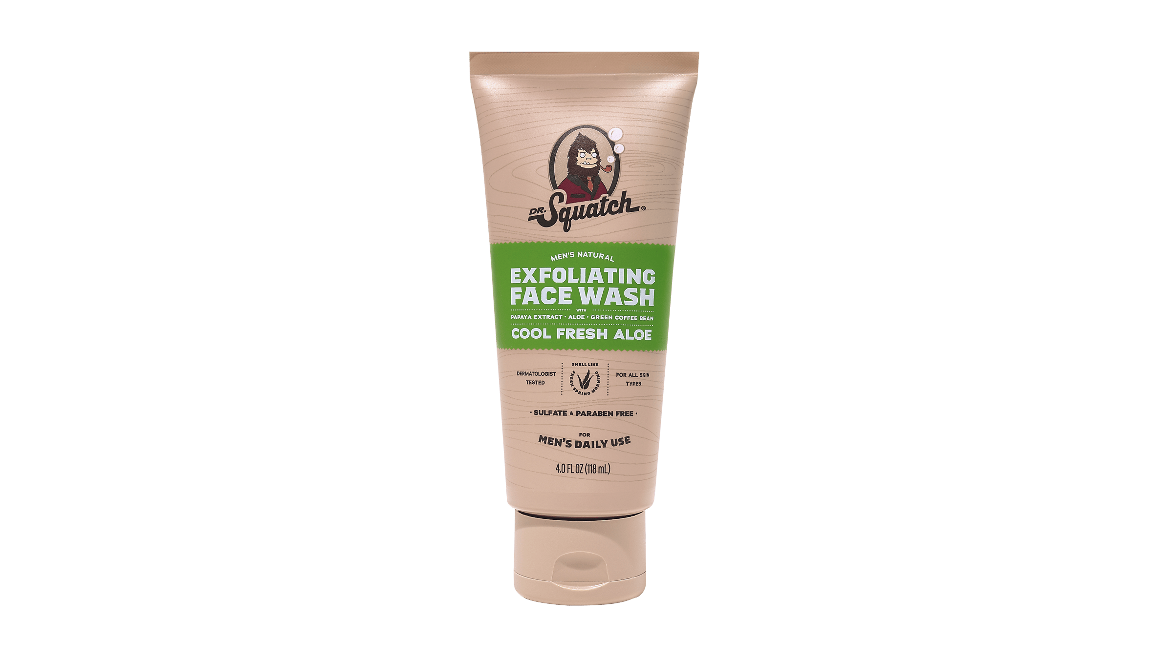 Cool Fresh Aloe Exfoliating Face Wash - Clean Skin With Character
