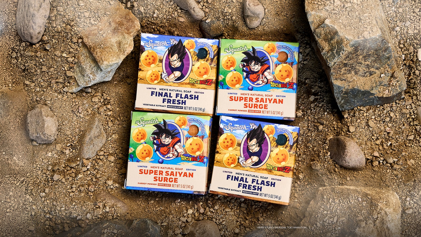 Dragon Ball Z 4-Pack - Make Clean Feel Rugged
