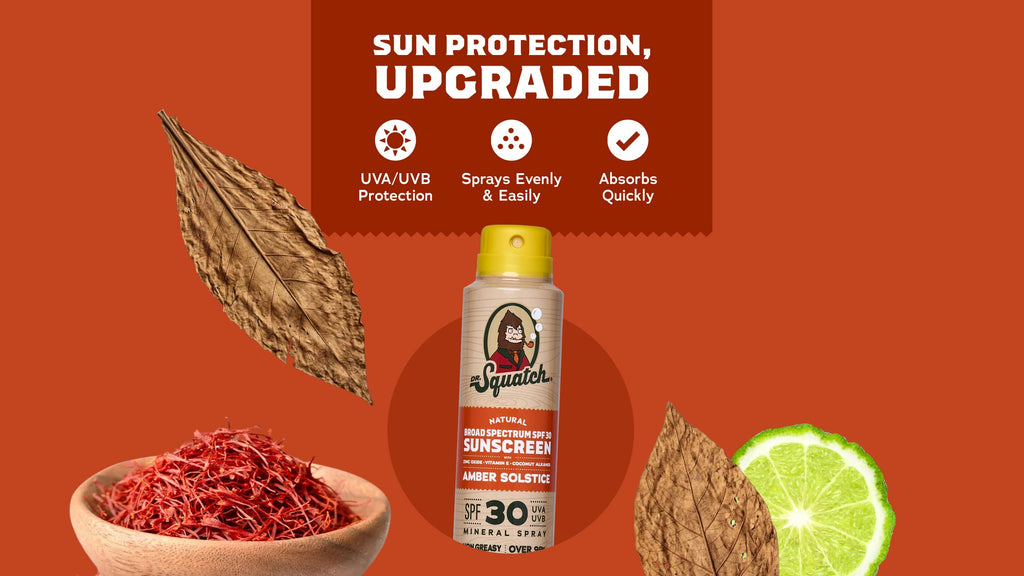 Amber Solstice Spray Sunscreen - Freshness Without the Frills