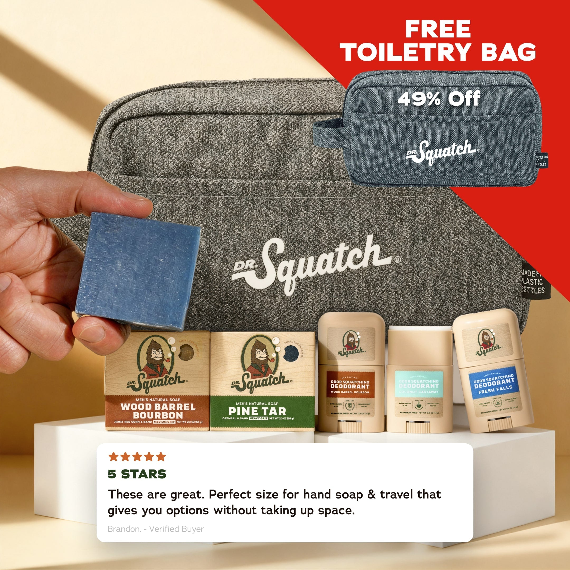 Carry On Duo and a FREE Toiletry Bag - Start Fresh With Clean Skin